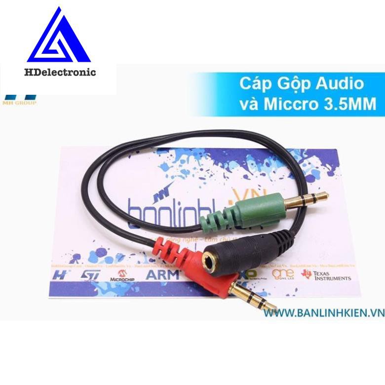 Cáp Gộp Audio Và Micro 3.5MM zin