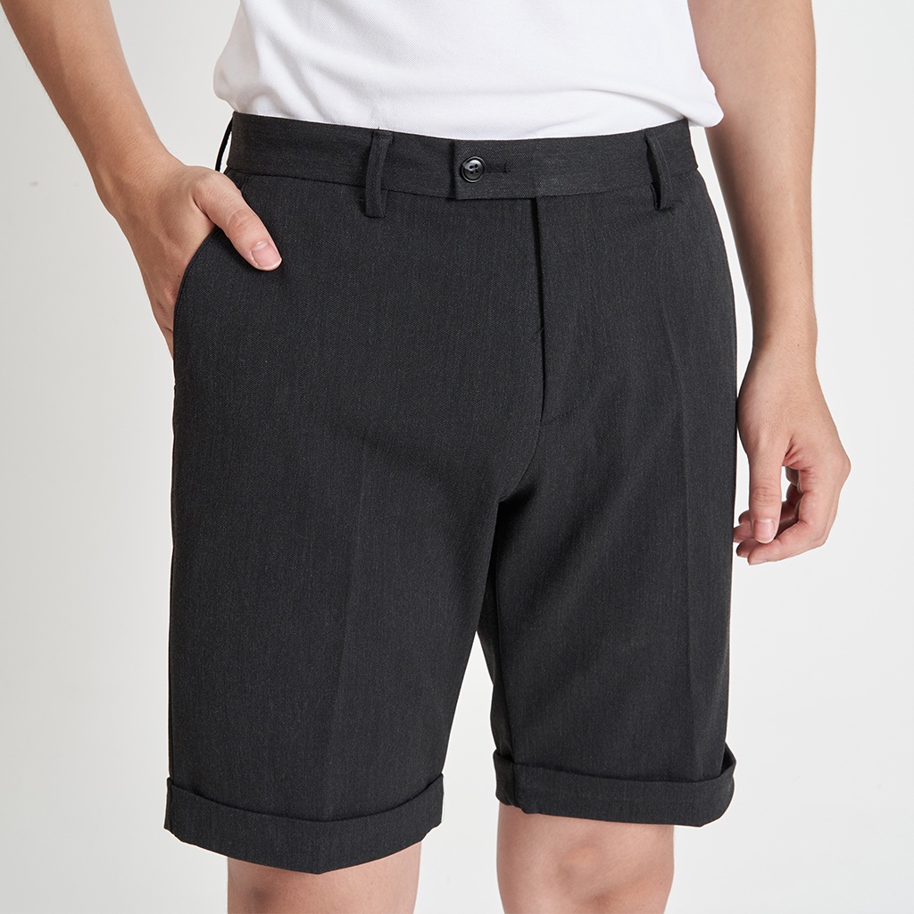 Quần Short Nam Cao Cấp KRIK Chất Vải Form Slimfit Có Sắn Gấu 1512