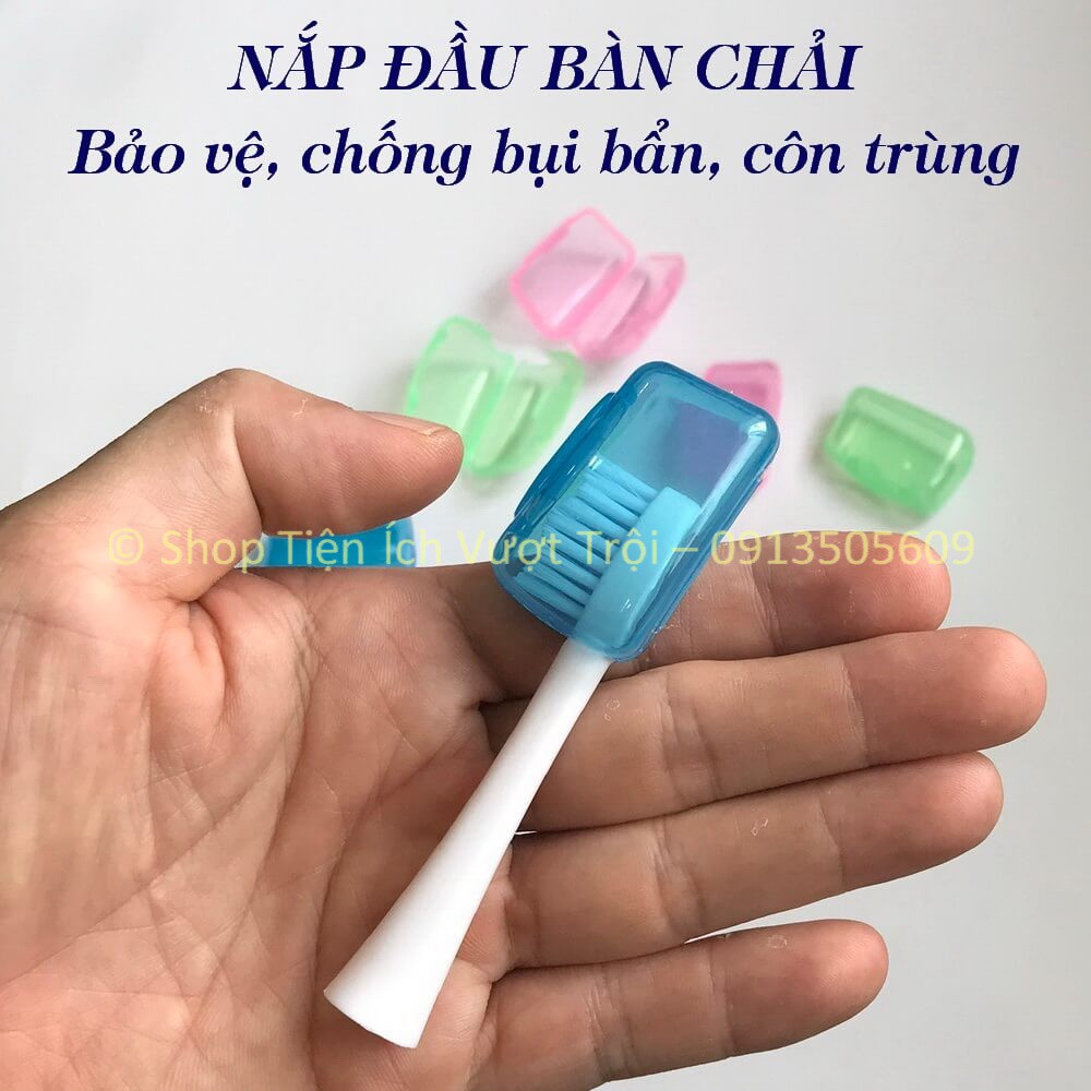 Bảo vệ đầu bàn chải, chống bụi bẩn, dây nước ra đồ trong túi khi mang theo người, đi du lịch, đi làm-Tiện Ích Vượt Trội