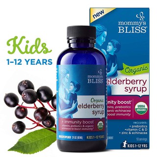 Siro bổ sung Vitamin C tăng miễn dịch hữu cơ Mommys Bliss (90ml)