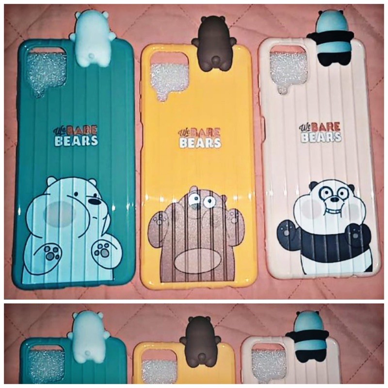 Ốp/case Samsung Galaxy A12 WE BARE BEARS/CHÚNG TÔI ĐƠN GIẢN LÀ GẤU