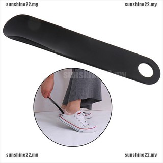 1x Sừng Giày Bền Di Động Nhựa Chuyên Nghiệp Đen 18.5cm Sừng Giày