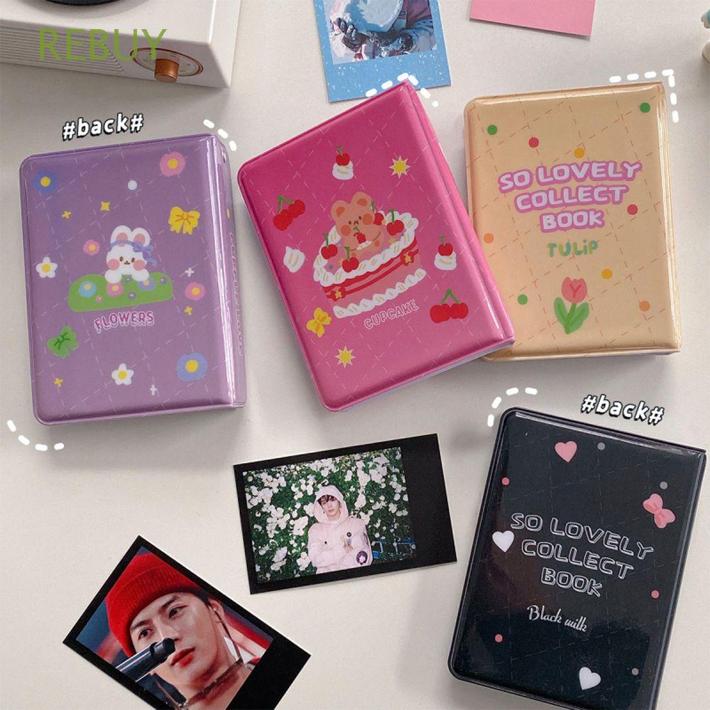 Album ảnh mini hình trái tim 40 ngăn bằng PVC DIY xinh xắn tiện dụng