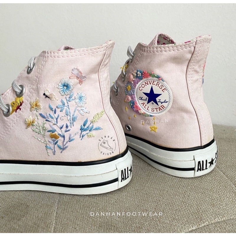GIÀY CONVERSE THÊU TAY ĐỘC ĐÁO