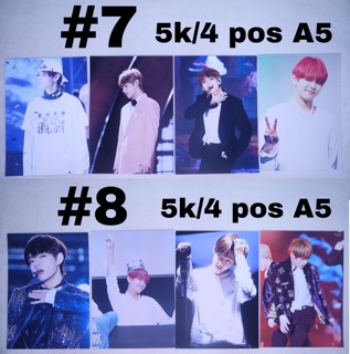 (Có sẵn) Sale poster A5 V BTS