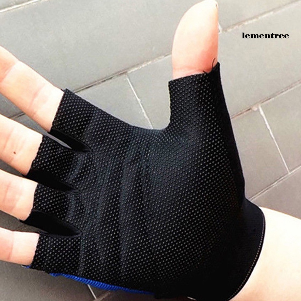 Găng Tay Nửa Ngón Chống Trượt Chống Nắng Dùng Khi Chơi Thể Thao Ngoài Trời Dành Cho Nam Và Nữ