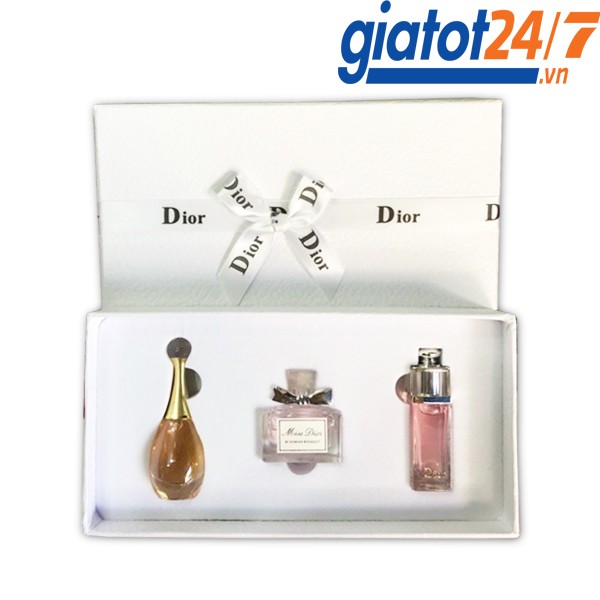 Gift-set Nước Hoa Dior 3 Chai Everlasting Love [Hộp trắng] | Thế Giới Skin Care