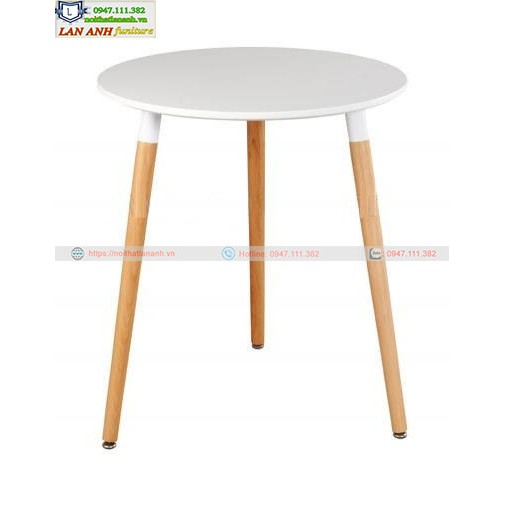 Bàn tròn cafe - Văn phòng Eames DK 60cm 3 chân | BigBuy360 - bigbuy360.vn