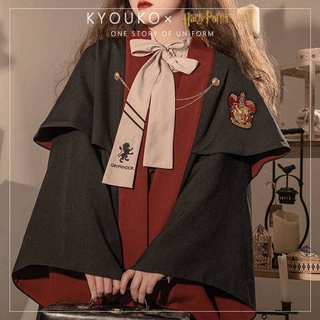 Harry Potter cosplay Harry Potter English Wind JK Áo choàng đ ồng phục Harry Potter cos Universal Studios Show Lễ phục tốt nghiệp Đ ảng