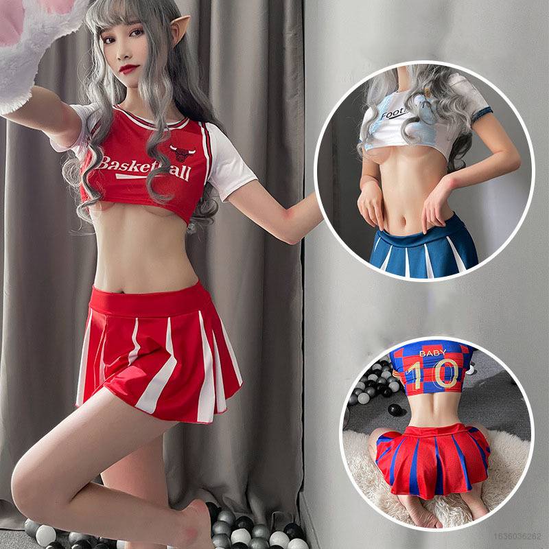 Đồng phục cổ vũ bóng đá quyến rũ cho nữ