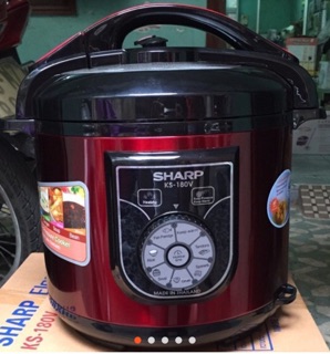Nồi âp suất Sharp 6L đỏ