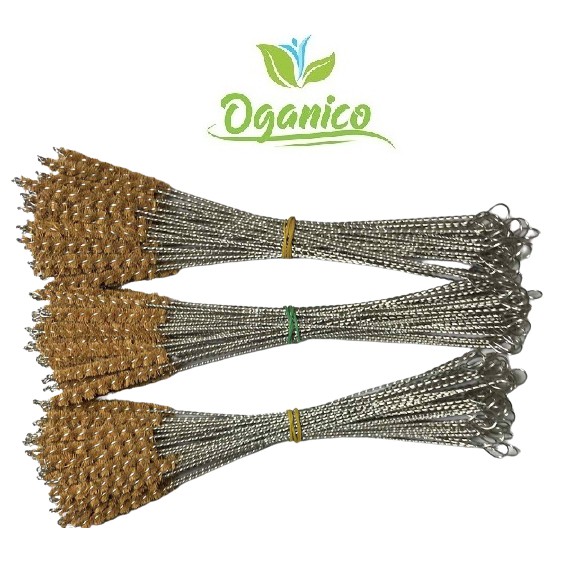 Cọ rửa ống hút xơ dừa dùng cho ống hút tre, ống hút inox