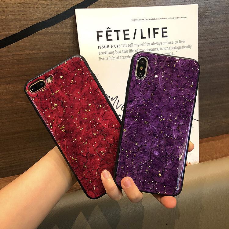 Ready Stock Gold Foil Bling Marble Cases For Samsung Galaxy Note 10 Plus Note 10 Note 8 Note 9 Note 5 Note 4