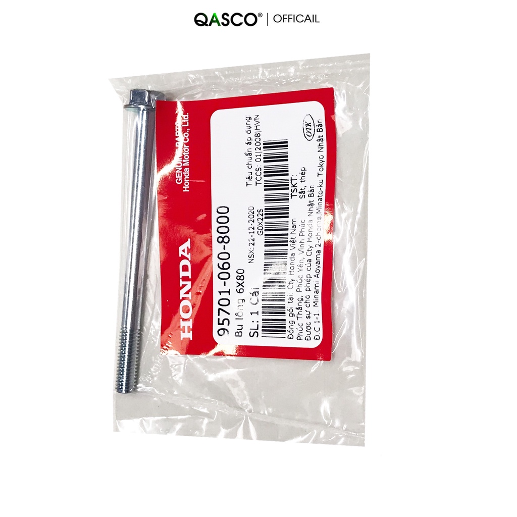 Bu lông HONDA 6x80 dùng chung nhiều xe