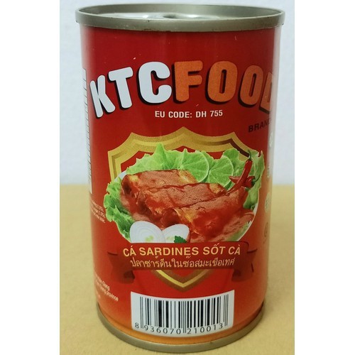 Combo 10 lon Cá hộp sốt cà xuất khẩu KTC Food