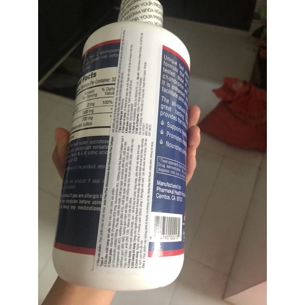 NƯỚC UỐNG BỔ KHỚP PHARMEKAL JOINT FLEX PLUS GLUCOSAMINE & CHONDROITIN + COLLAGEN TYPE II