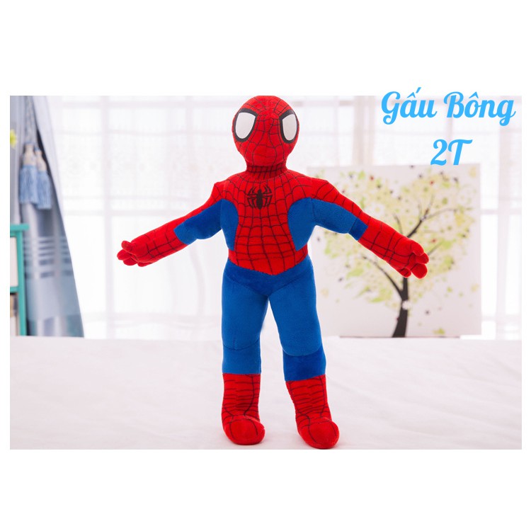 Gấu Bông Hình Người Nhện Thú Nhồi Bông Hình Người Nhện Gấu Bông Spider Man Cao Cấp Co Dãn 4 Chiều [Siêu Anh Hùng].