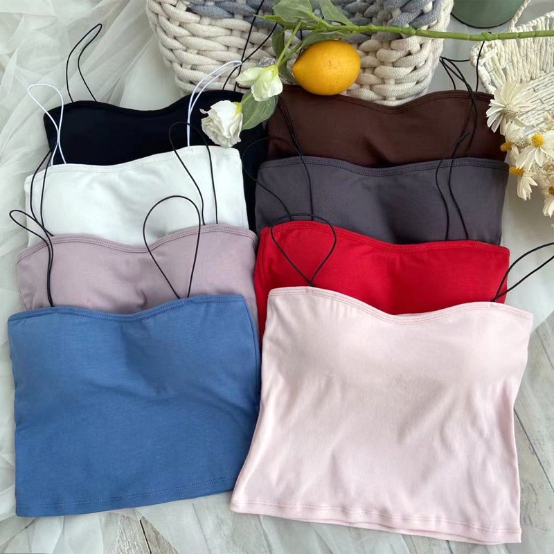 Áo bra sợi bún đệm nâng ngực dáng ôm mềm mại thoáng mát KIMCHIBIKINI AL016