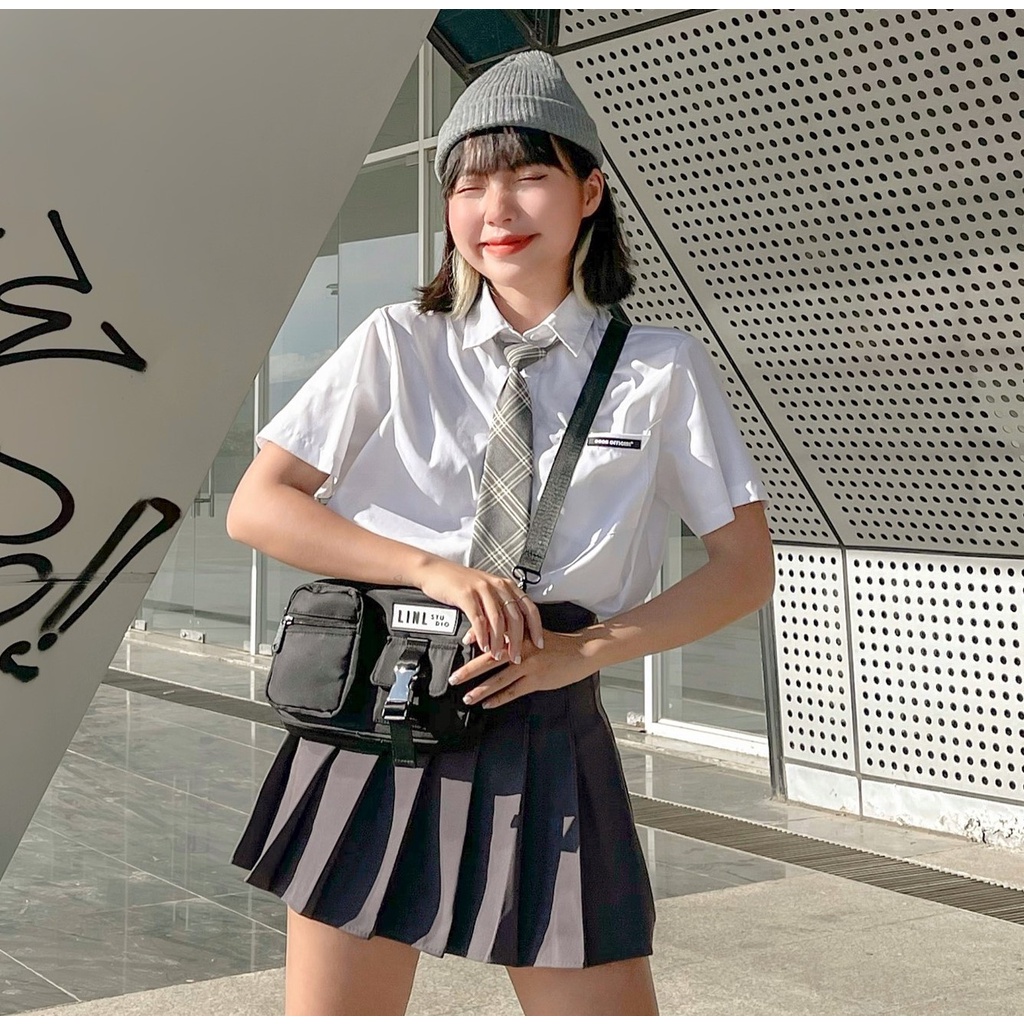 Túi Đeo Chéo LINL Box 21 Dành Cho Nam/Nữ - Màu Đen | BigBuy360 - bigbuy360.vn