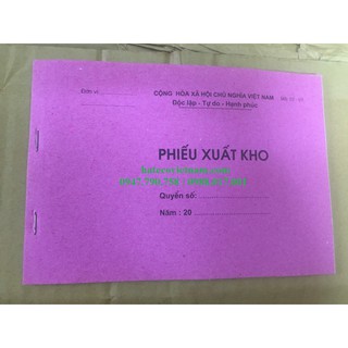 Phiếu Xuất kho 1 liên A5 Bãi Bằng