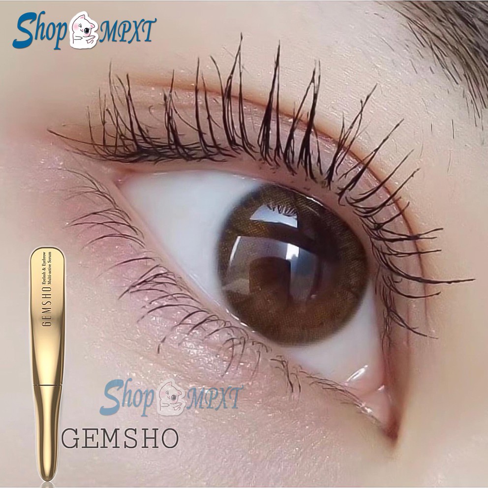 💦Chính Hãng💦 Serum siêu dưỡng mi mọc mi và dài mi Gemsho Eyelash & Eyebrow Multi-active Serum Thương hiệu Mỹ