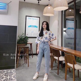 Quần baggy ống rộng nữ