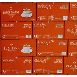 Thùng cà phê hòa tan Goodmorning 3in1 (1 thùng x 21 bịch)