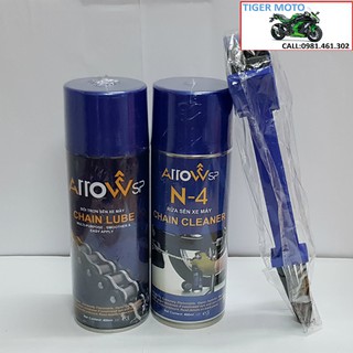 COMBO XỊT RỬA SÊN, BÀN CHẢI ARROW 400ML