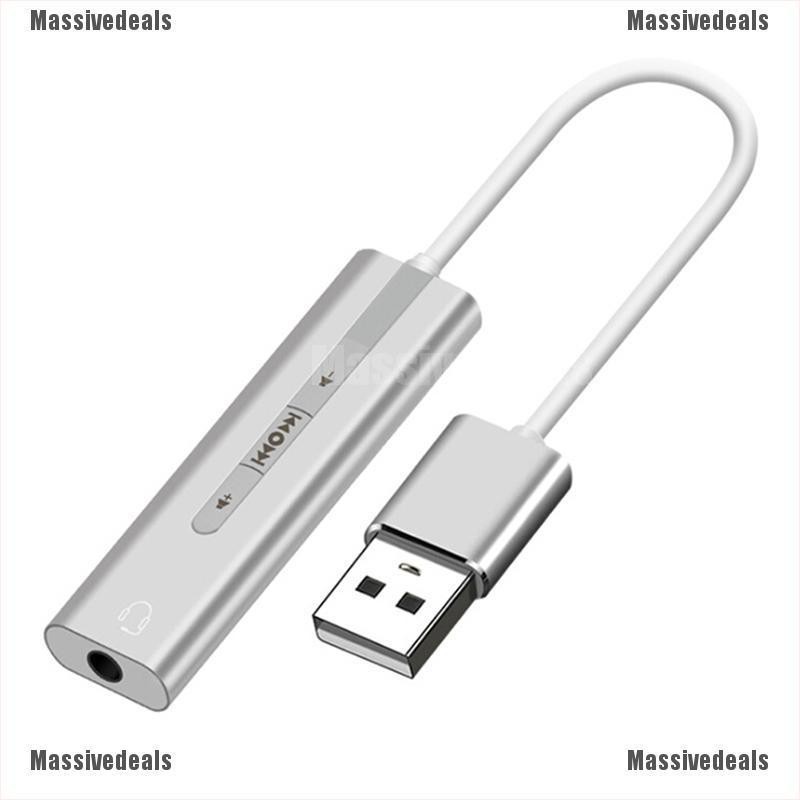 Dây cáp chuyển đổi USB sang cổng âm thanh 3.5 mm chất lượng cao