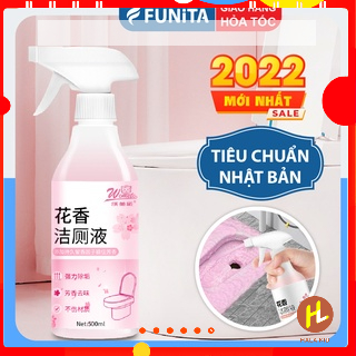Chai xịt tẩy rửa nhà vệ sinh hoa anh đào siêu sạch, không độc hại 500ml