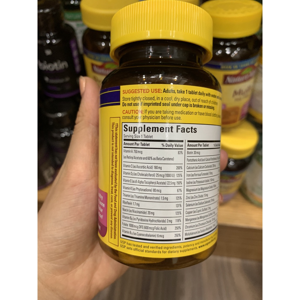 Multivitamin for her- Vitamin Tổng hợp cho Phụ nữ - NATURE MADE - 90 viên