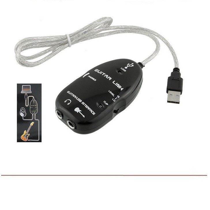 Cable USB Guitar Link kết nối đàn guitar với máy tính