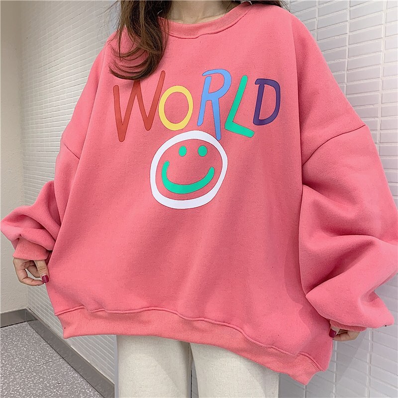 Áo Nỉ Sweater Mặt Cười unisex