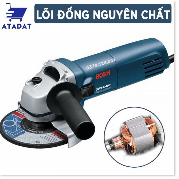 [HÀNG CHUẨN] máy mài cắt cầm tay bosch GWS 6 -100