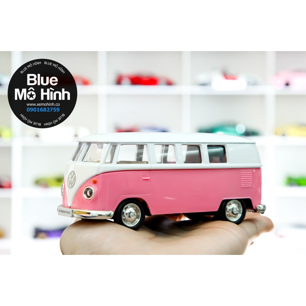 Blue mô hình | Mô hình xe Volkswagen Bus 1:36 Hồng