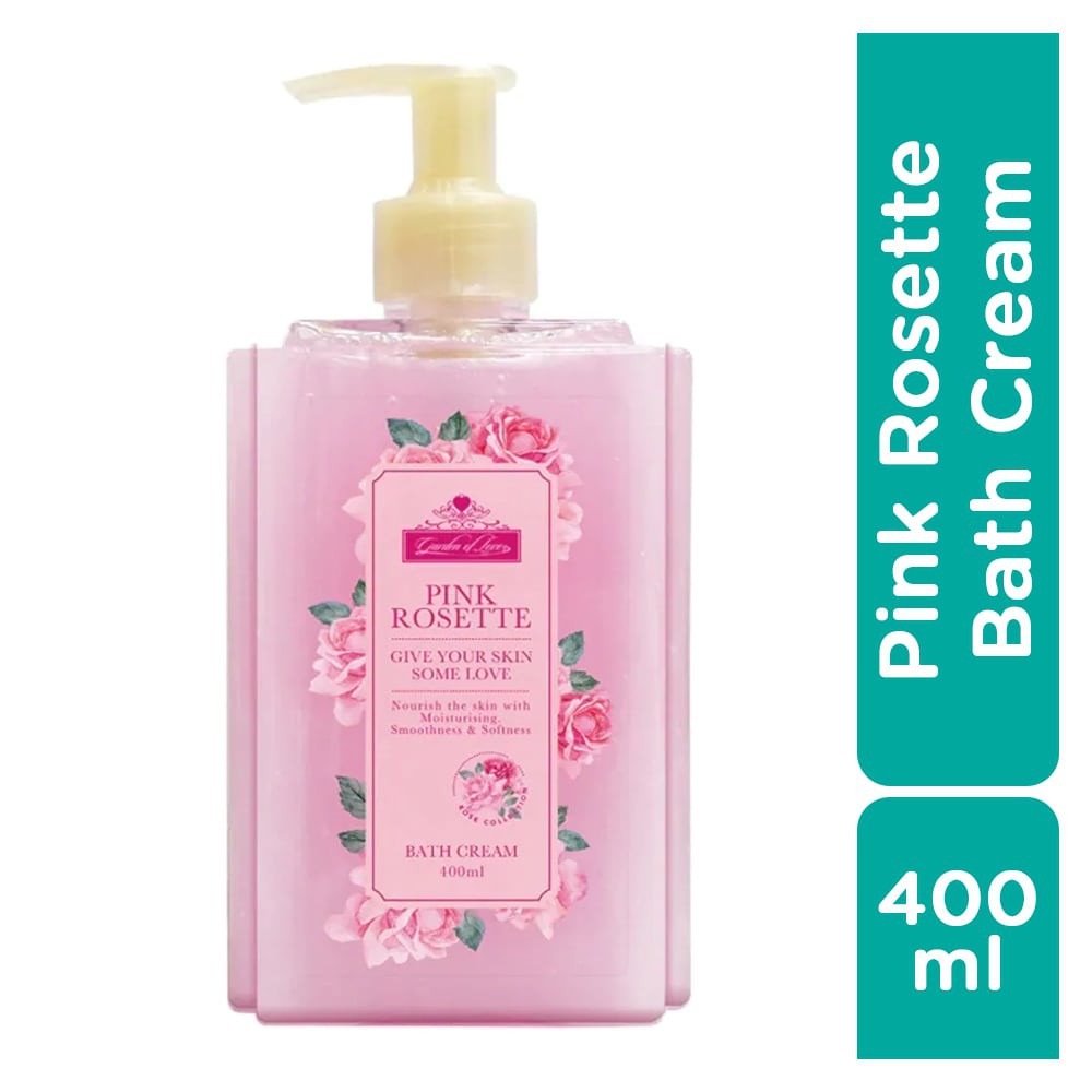 Kem Tắm Garden Of Love Pink Rosette Bath Cream 400ml