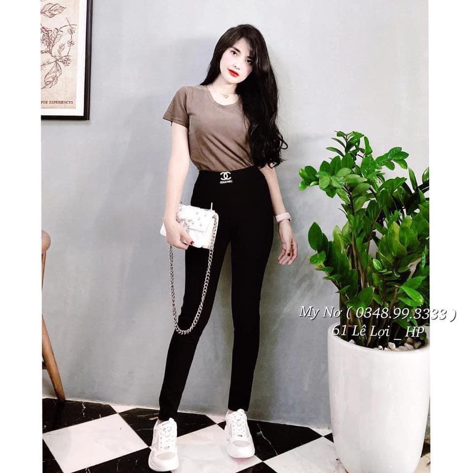Quần Legging cạp cao không đường may / Hàng cao cấp