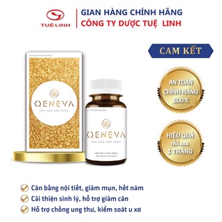 ✅ Dầu Hoa Anh Thảo OENEVA Tuệ Linh -  Date 3/2025 [Chính hãng] - Cân bằng nội tiết, sạch mụn, sáng da - Lọ 30 viên