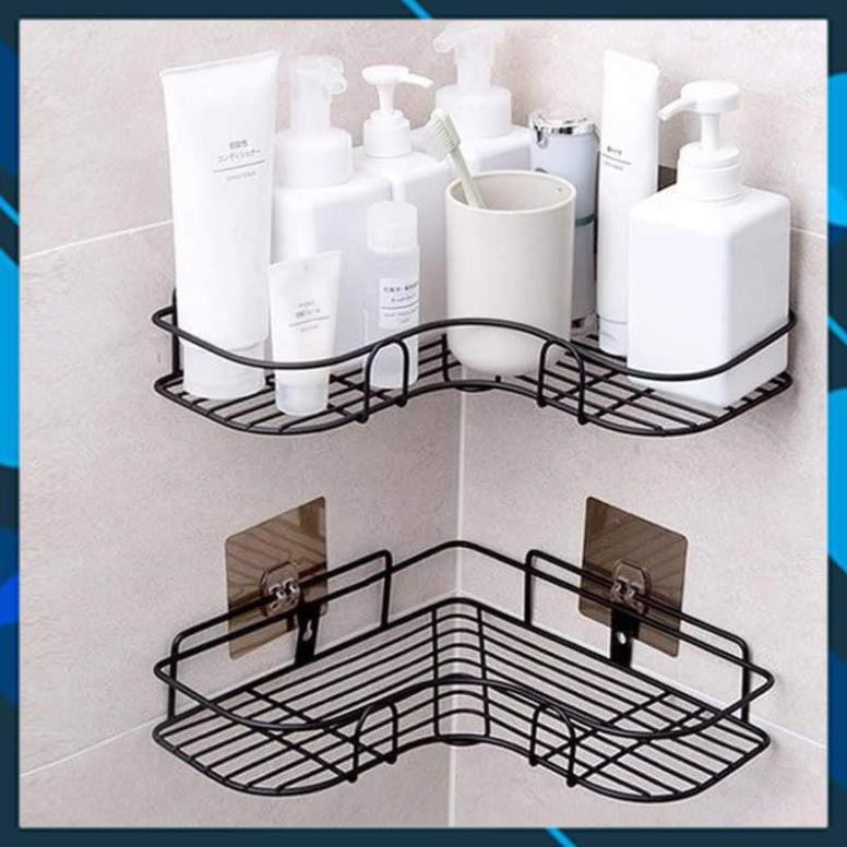 [SIÊU RẺ] Kệ Sắt Dán Góc Tường Nhà Tắm , Nhà Vệ Sinh, Nhà Bếp Đa Năng | BigBuy360 - bigbuy360.vn