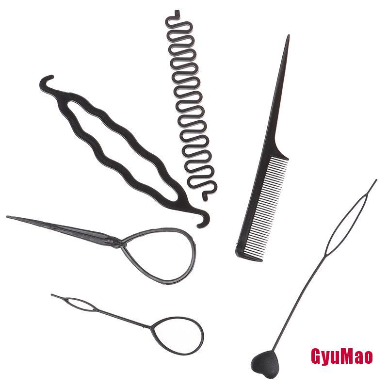 Bộ 6 Dụng Cụ Uốn Tóc Xoắn Ốc rx1GUMO Dành Cho Trẻ Em