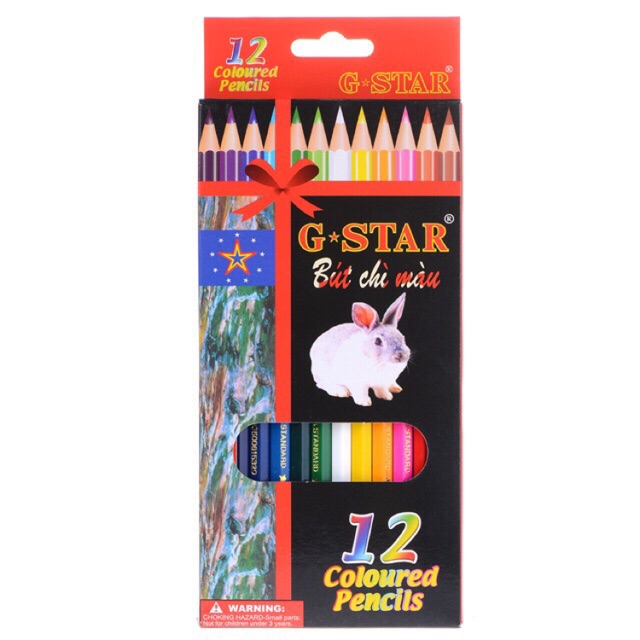 Bút chì màu Gstar(12 màu) loại dài