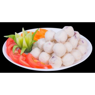 Mực viên ngon ( Chả mực rau củ )