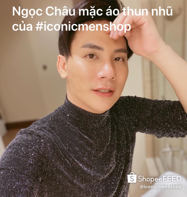 Áo thun nhũ kim tuyến mềm | BigBuy360 - bigbuy360.vn