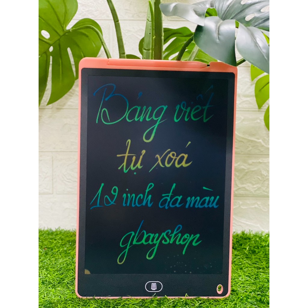 [Tặng bút dự phòng] Bảng viết, bảng vẽ điện tử thông minh tự động xóa cho bé 8inh, 8''5 inch, 10 inch, 12 inch