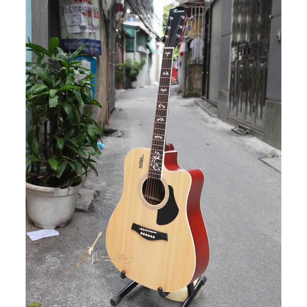 Đàn guitar acoustic Rosen G12 chính hãng - Tặng 12 phụ kiện- Vinaguitar phân phối chính hãng