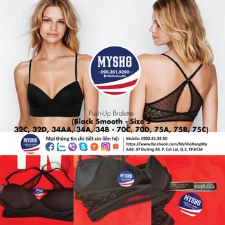 Áo lót Victoria's Secret bralette size S, mặc vừa các size 32C, 32D, 34AA, 34A, 34B, 70A, 70DD, 75A, 75B, 75C