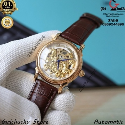 Đồng hồ cơ nam dây da máy cơ tự động không dùng pin cao cấp | BigBuy360 - bigbuy360.vn