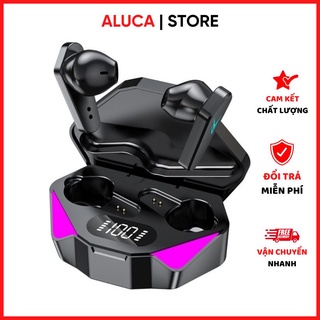  Tai Nghe Bluetooth Không Dây X15 TWS 5.0 Có Micro Nghe Gọi Cảm Ứng Chạm Chơi Game Giảm Tiếng Ồn - X15 aluca_store 
