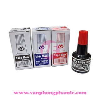 Mực đóng dấu Việt Hoa Nazza (Chai)