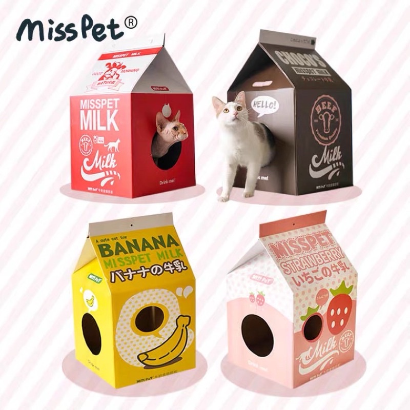 Hộp Box Kèm Cào Móng Cho Mèo